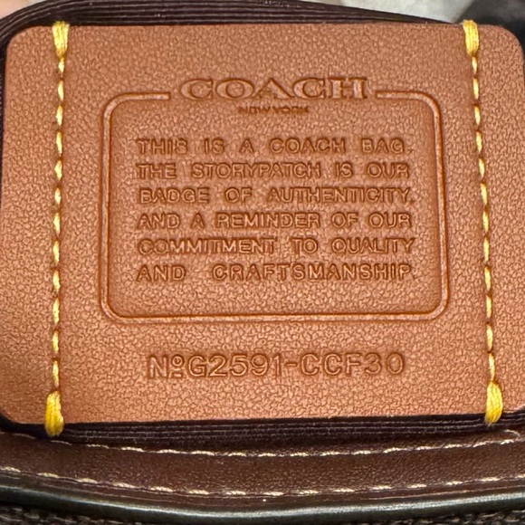 Coach Mini braided Rowan - Picture 6 of 9